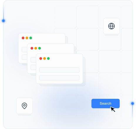 Web browsing illustration with secure mobile proxy access